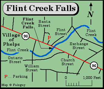 Main Street Falls Map