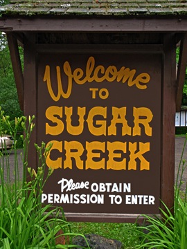 Sugar Creek Sign