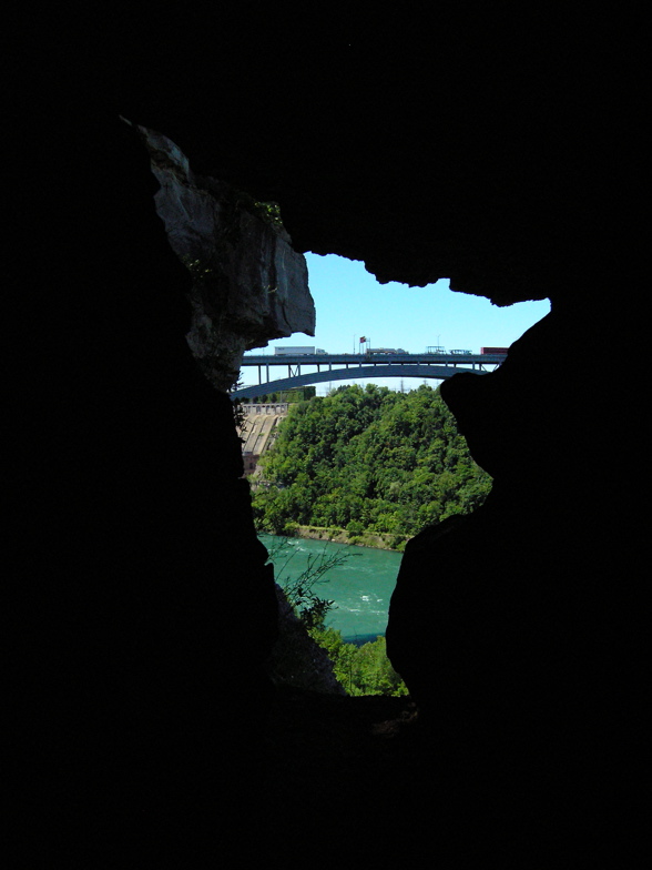 Looking Out the South Entrance Of Ensminger's Cave