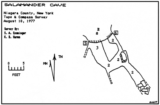 Salamander Cave Map